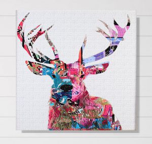 Grafitti Deer (50X50cm)